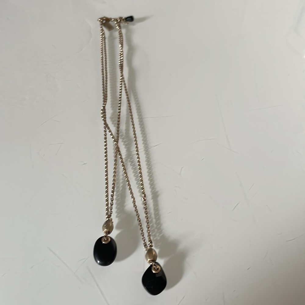 Ellen Tracy layered double necklace